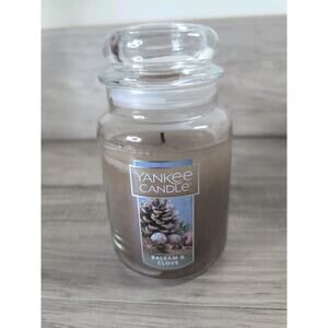 Yankee Candle. “Balsam & Clove” 22 Oz. Candle Discontinued/Retired. Large Jar.
